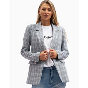 The Check Blazer - Blue Check