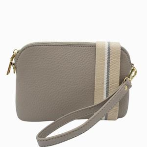 Clutches: Missy Hugo Cross Body Bag - Fog