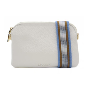 Clutches: Missy Hugo Cross Body Bag - White