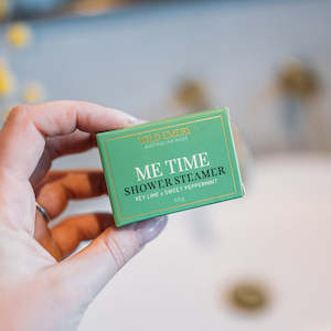 Bath Bombs: Key Lime & Sweet Peppermint (Me Time) Shower Steamer