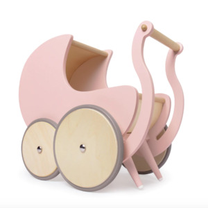 Dolls pram +First walker - Pink