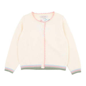 Fox Fallow: Botanica Cardigan - Cream