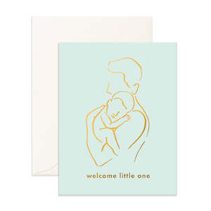 Fox Fallow: Welcome Little One / Papa - Card