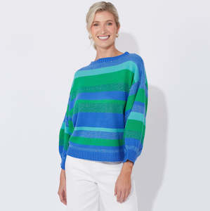 Haven: Yuma Jumper - Blue / Oasis