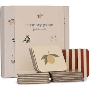 Puzzles Books: Cardboard Memory Game - Beige