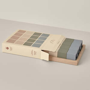 Tiny Table Silicone First Blocks / Blues + Greens