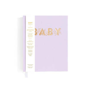 Mum To Be: Mini Baby Book - Lilac