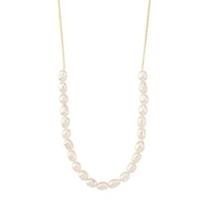 Berthe Pearl Necklace - Gold Plated
