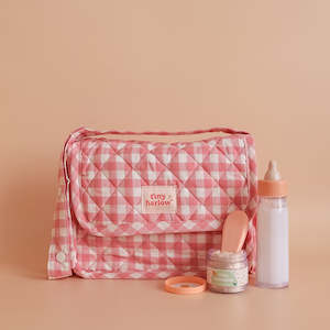 Tiny Nurturers Set - Pink gingham