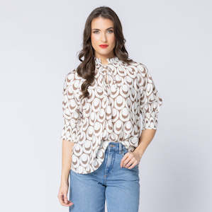 Leila Luca: Encouraged Top - Walnut Arch (LL36741)