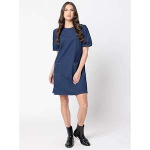 Leila Luca: Drifter Dress - Denim (LL3673)