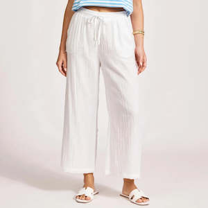 Orsula Crop Pant - White
