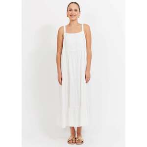 Haiti Tank Maxi Dress - White