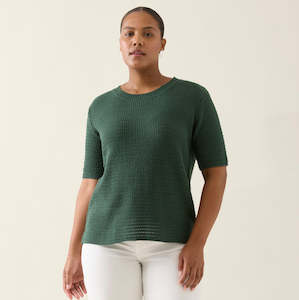 Isle Of Mine: Sylvie Knit Tshirt - Myrtle