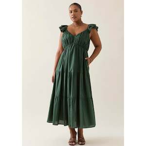 Aurora Frill Tank Dress - Myrtle