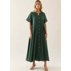 Aurora Pleat Maxi - Myrtle