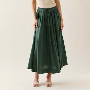 Isle Of Mine: Aurora Maxi Skirt - Myrtle