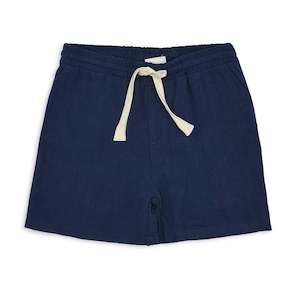 Linen Short - Blue