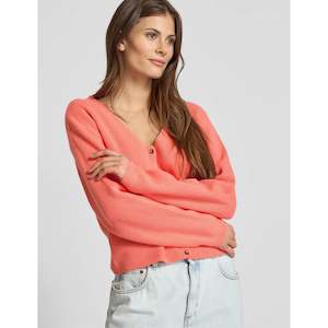 Moss Copenhagen: Klaka Cardigan - Sugar Coral