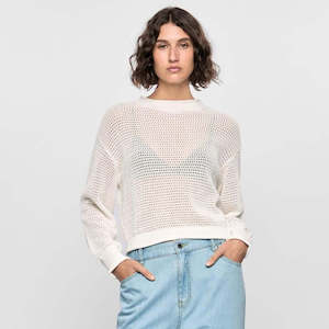 Staple The Label: Oslo Knit Jumper - White