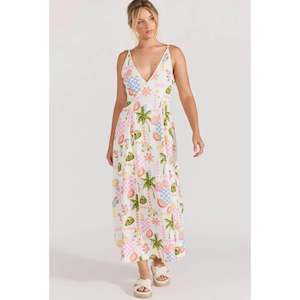 Minkpink: Gracie Panel Midi Dress - Fruity Floral