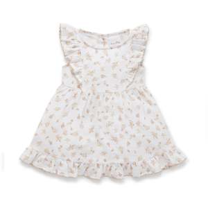 Sable Muslin Dress - White