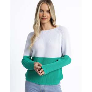 Rikki Jumper - Green / White (HS25604)