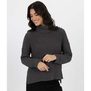 Humidity: Jordie Jumper - Charcoal (HW24504)