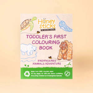 Toddlers First Colouring Book - Endangered Species