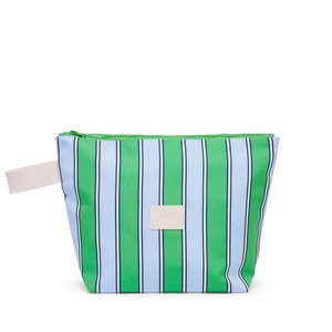 Toilet Bags: Wet base large (coast) - tropea stripe