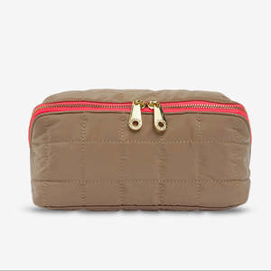 Toilet Bags: Washbag - Taupe