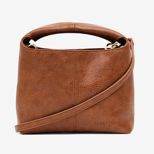 Linton Crossbody - Tan Pebble