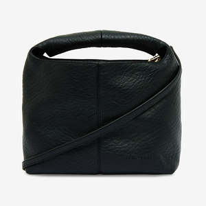 Handbags: Large Linton Bag - Black Pebble