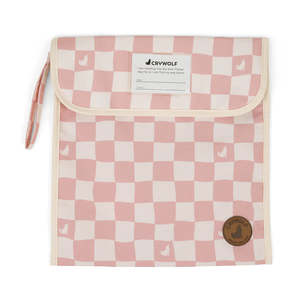 Book Bag - Pink Check