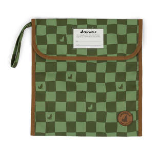 Book Bag - Green Check