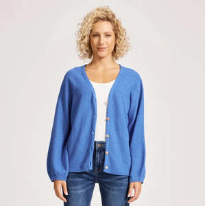 Eb Ive: Artemis Knit Cardigan - Aegean
