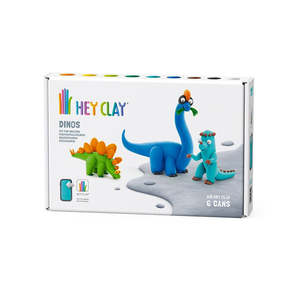 Imaginative Play: Hey Clay - Dinos - (Stegosaurus, Pachycephalosaurus, Brachiosaurus)