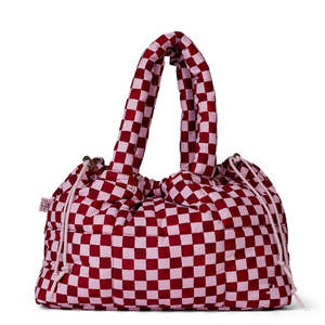 Tote Bags: Crimson Haze Marshmallow Midi Tote
