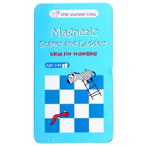 Puzzles Books: Travel Game - Magnetic -- Snakes & Ladders