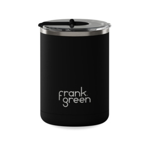 12oz Ceramic Coffee Cup with Hinged Lid - Midnight