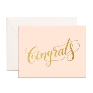 Fox Fallow: Congrats / pink - Card