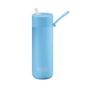 Ceramic Reusable Drink Bottle - Sky Blue (595ml)