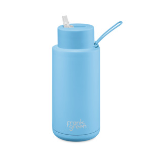 Ceramic Reusable Drink Bottle - Sky Blue (1 litre)