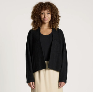 Samira Crop Cardigan - Black
