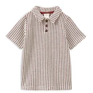 Milky: Chocolate Knit Polo