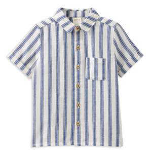 Milky: Stripe Linen Shirt