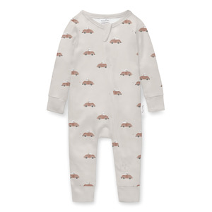 Classic Car Zip Romper