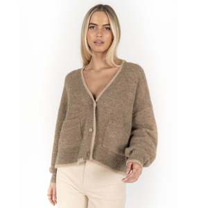 Romi Cardigan - Haze / Cream (HW25209) (LAST SIZE / M/L)