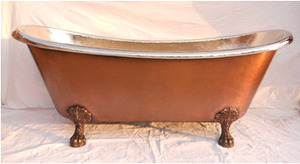 Copper Freestanding Bath: Copper Claw Bath