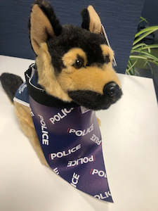 Little Poppet Pet Bandana with Clip - Policed themed